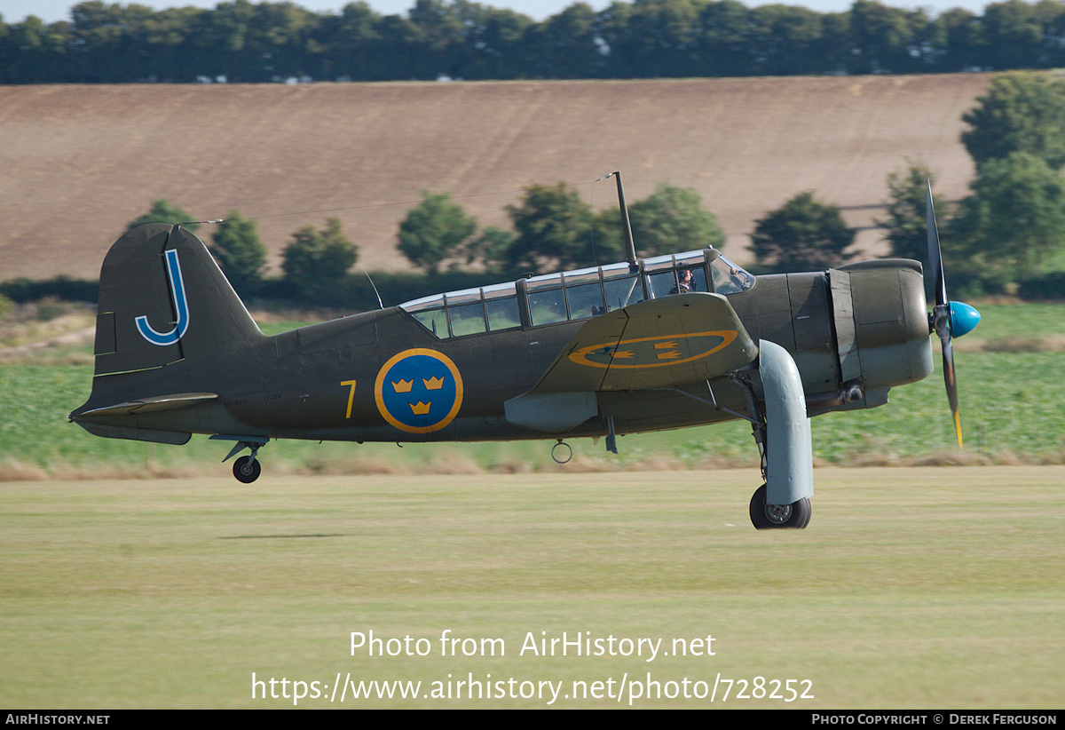 Aircraft Photo of SE-BYH / 17239 | Saab B17A | Sweden - Air Force | AirHistory.net #728252