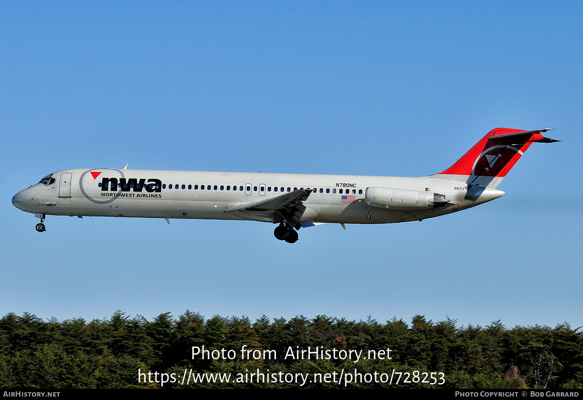 Aircraft Photo of N780NC | McDonnell Douglas DC-9-51 | Northwest Airlines | AirHistory.net #728253