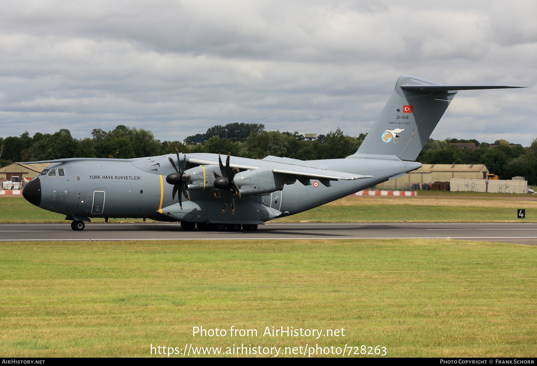 Aircraft Photo of 21-0118 | Airbus A400M Atlas | Turkey - Air Force | AirHistory.net #728263