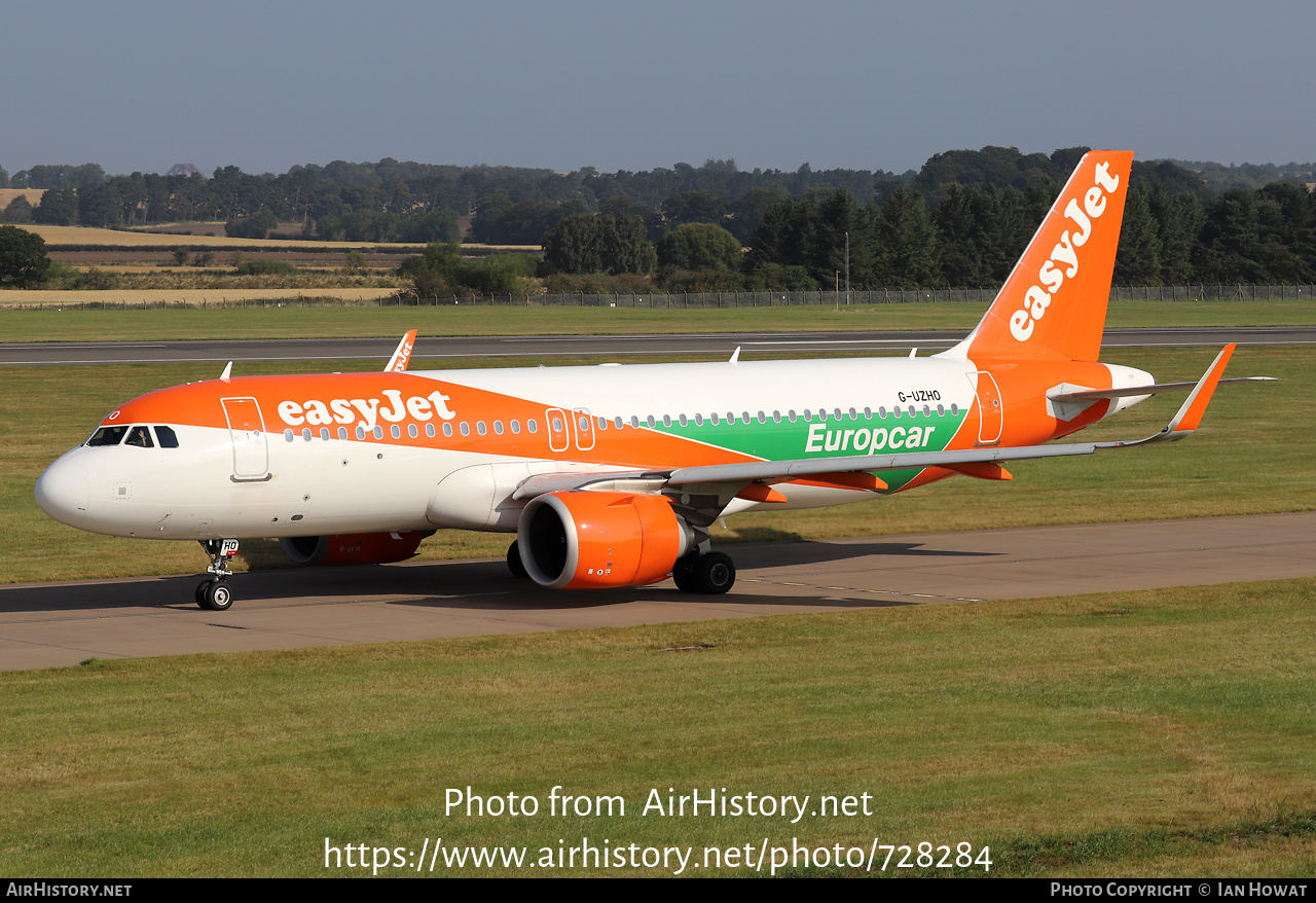 Aircraft Photo of G-UZHO | Airbus A320-251N | EasyJet | AirHistory.net #728284