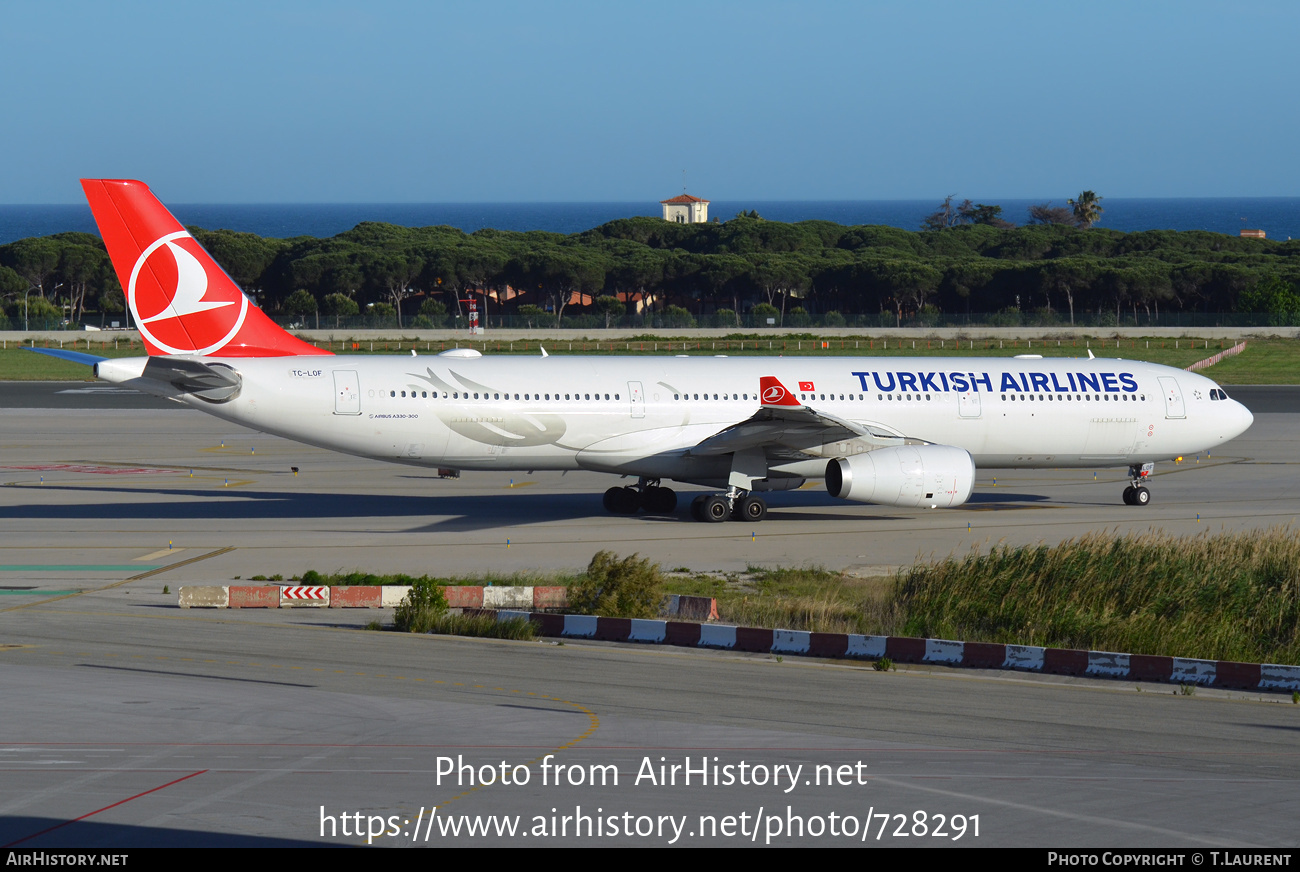 Aircraft Photo of TC-LOF | Airbus A330-343E | Turkish Airlines | AirHistory.net #728291