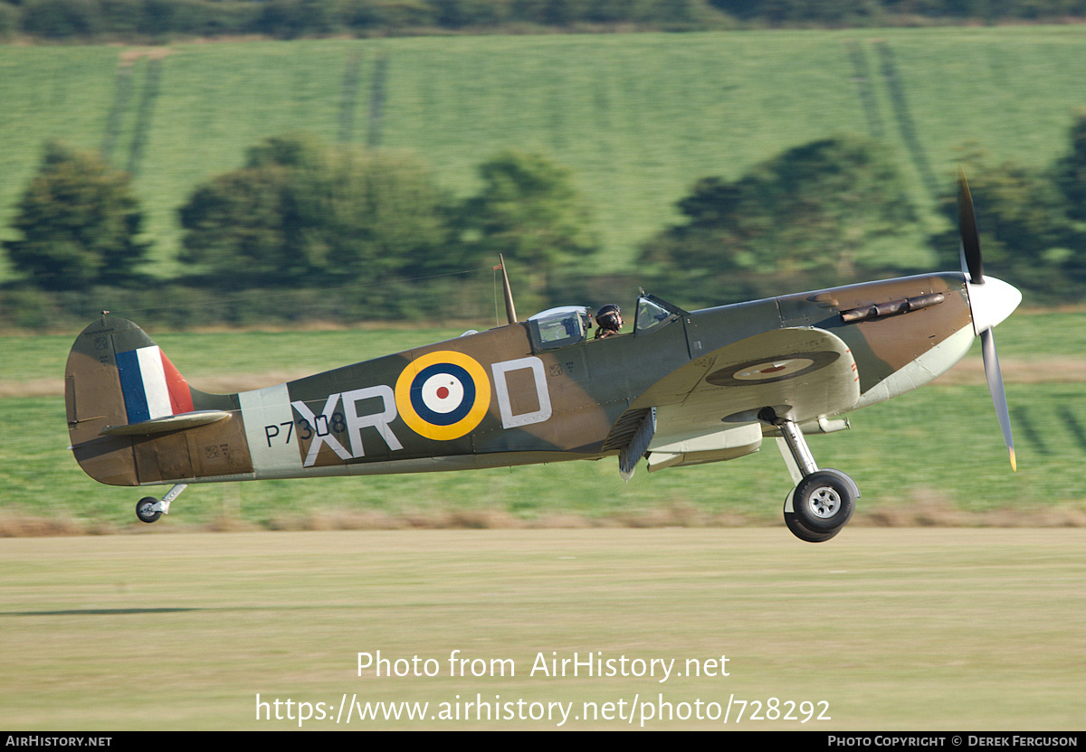 Aircraft Photo of G-AIST / P7308 | Supermarine 300 Spitfire Mk1A | UK - Air Force | AirHistory.net #728292