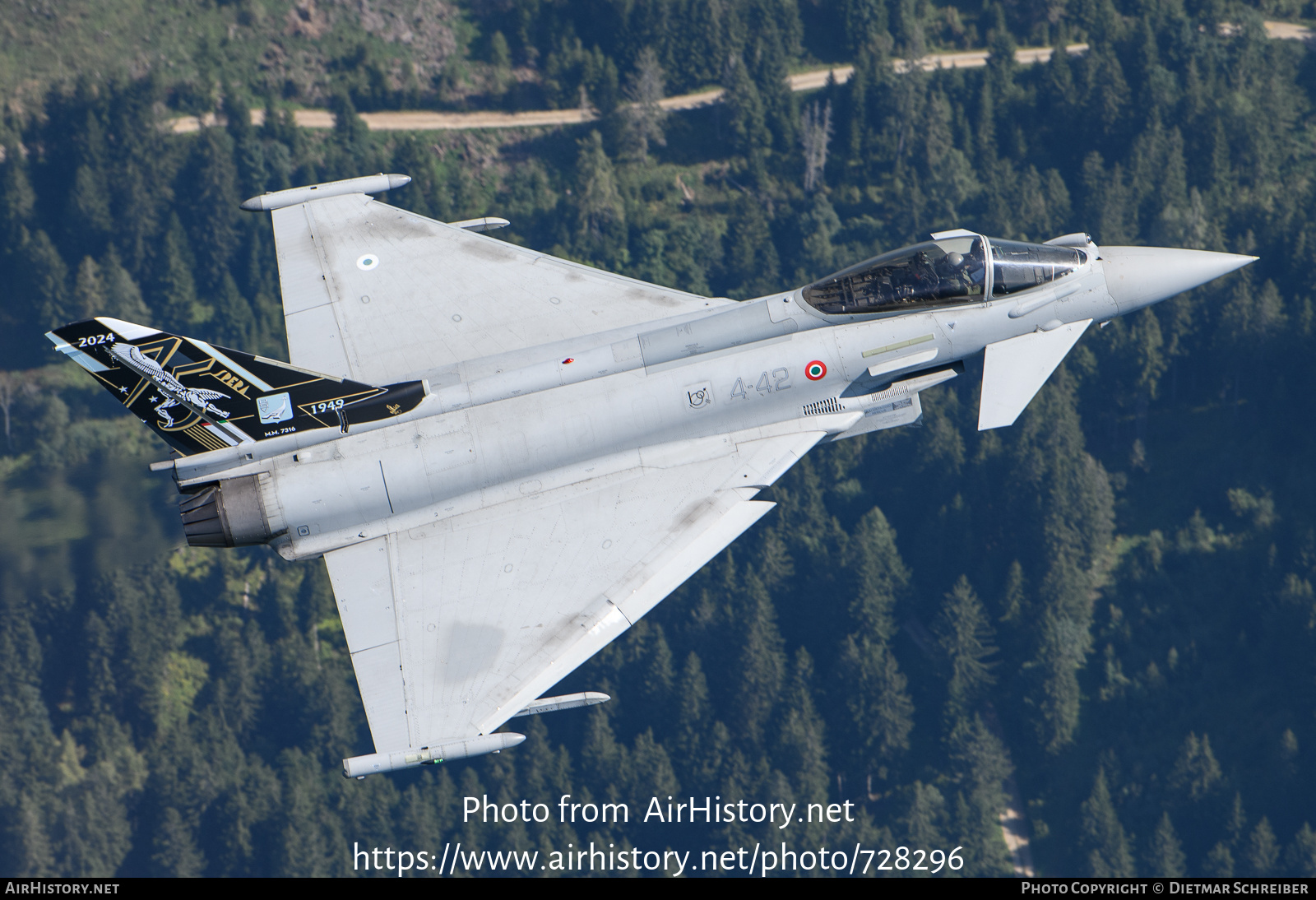 Aircraft Photo of MM7316 | Eurofighter F-2000A Typhoon | Italy - Air Force | AirHistory.net #728296