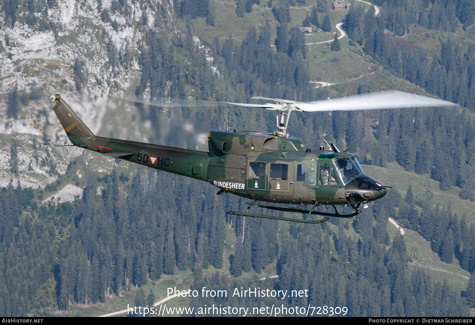 Aircraft Photo of 5D-HC | Agusta AB-212 | Austria - Air Force | AirHistory.net #728309