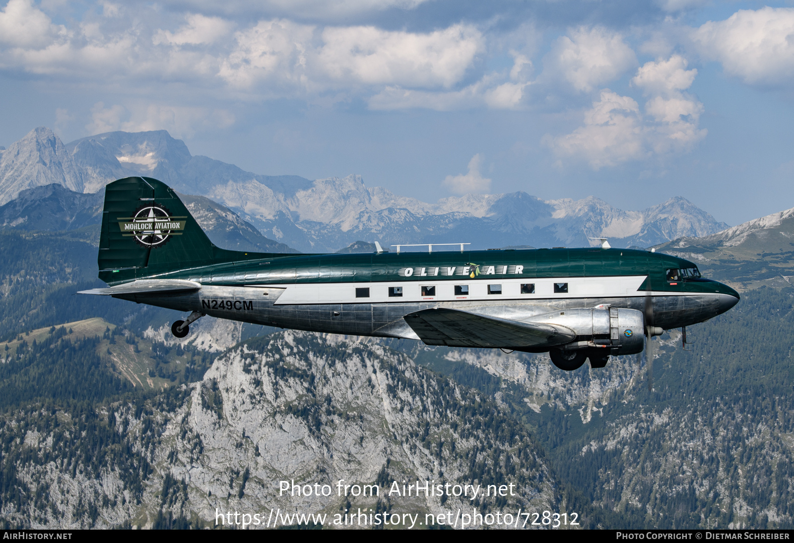 Aircraft Photo of N249CM | Douglas C-47A Skytrain | Morlock Aviation | Olive Air | AirHistory.net #728312