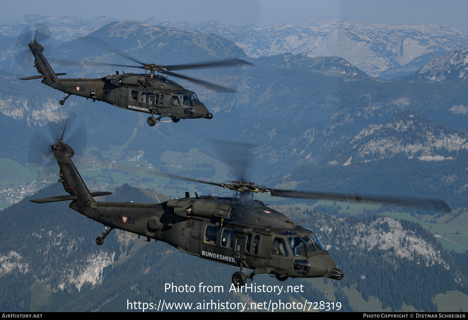 Aircraft Photo of 6M-BA | Sikorsky S-70A-42 Black Hawk | Austria - Air Force | AirHistory.net #728319