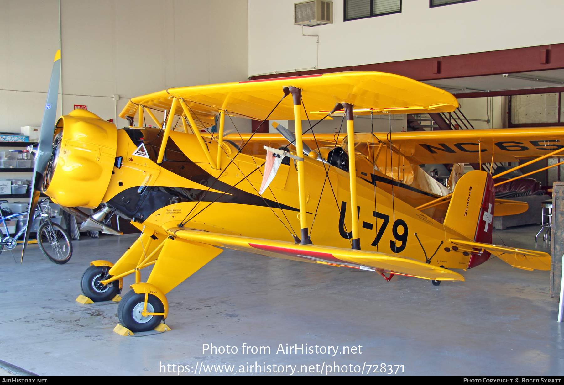 Aircraft Photo of N133JH / U-79 | Bücker Bü 133C Jungmeister | Switzerland - Air Force | AirHistory.net #728371