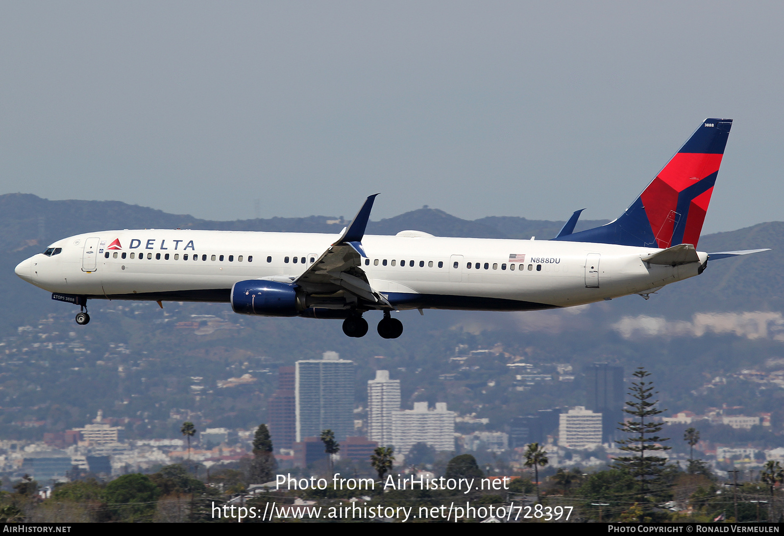 Aircraft Photo of N888DU | Boeing 737-900/ER | Delta Air Lines | AirHistory.net #728397