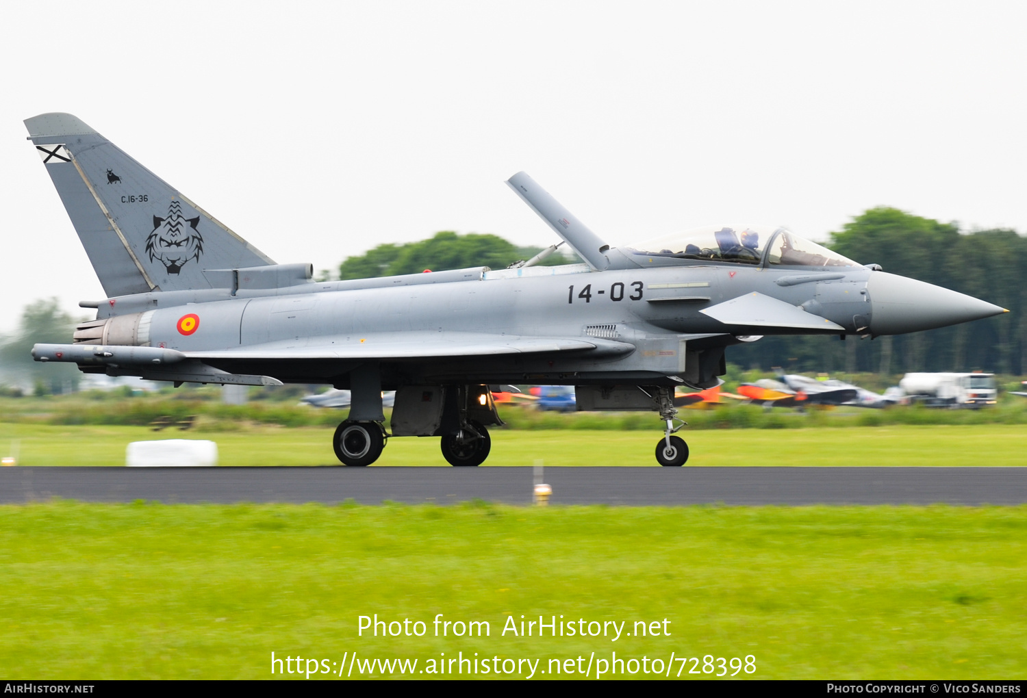 Aircraft Photo of C16-36 | Eurofighter EF-2000 Typhoon S | Spain - Air Force | AirHistory.net #728398