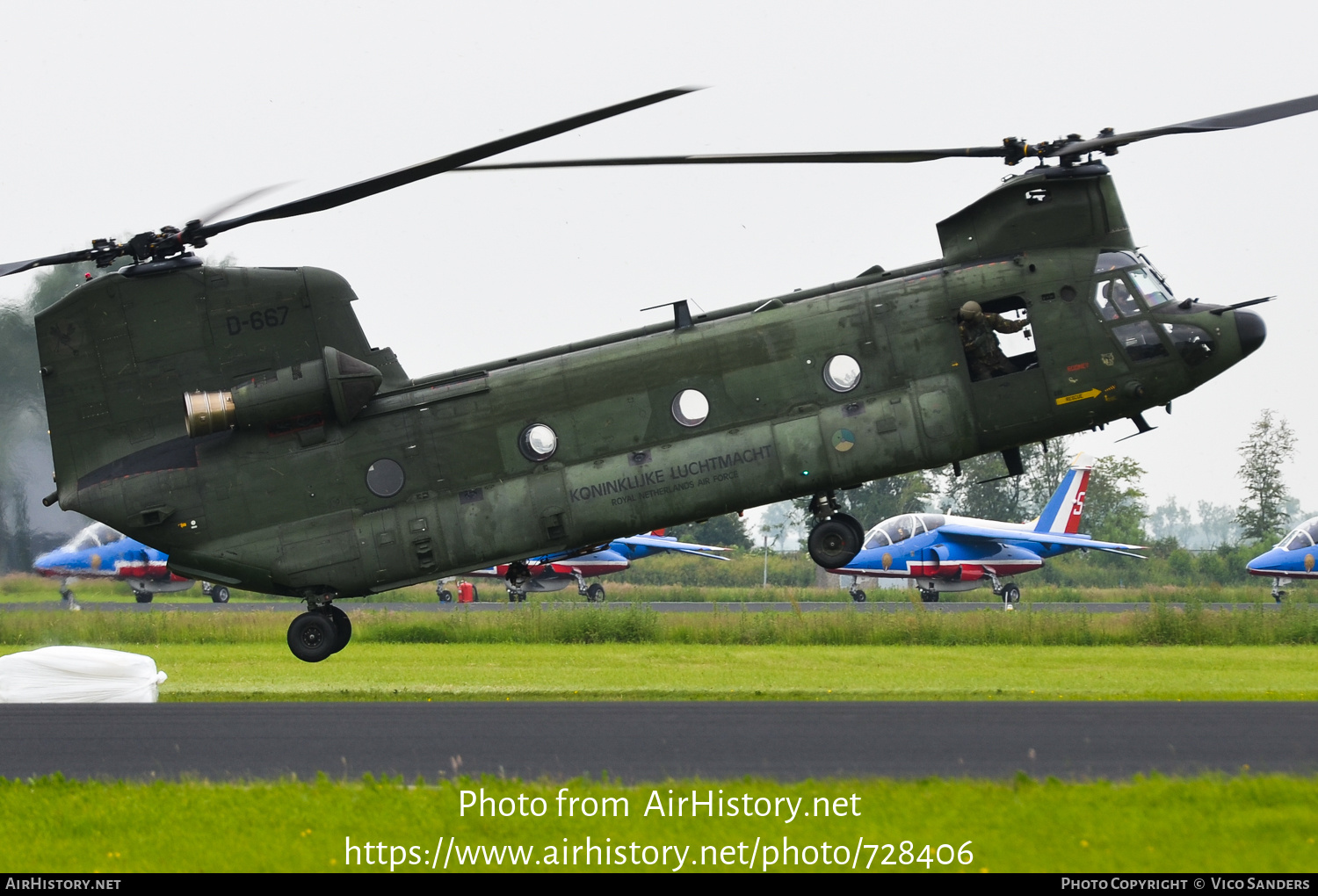 Aircraft Photo of D-667 | Boeing CH-47D Chinook (414) | Netherlands - Air Force | AirHistory.net #728406