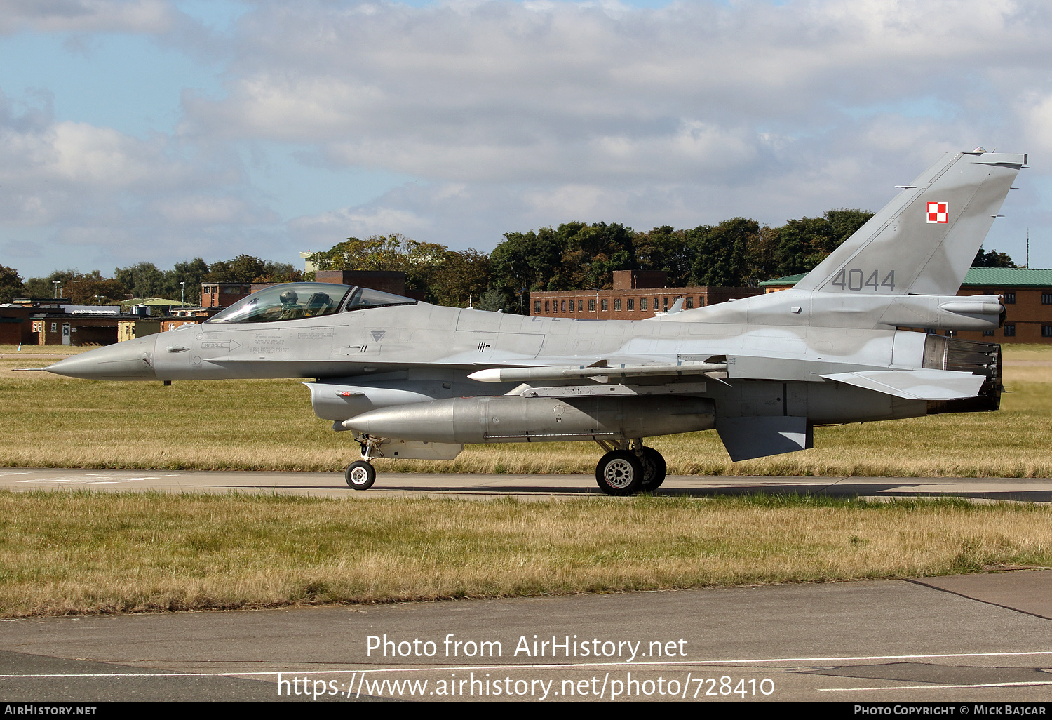 Aircraft Photo of 4044 | General Dynamics F-16C Fighting Falcon | Poland - Air Force | AirHistory.net #728410