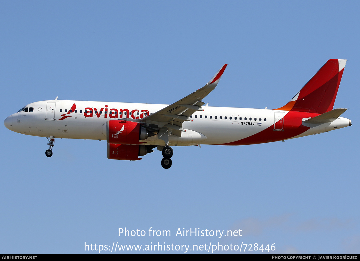 Aircraft Photo of N779AV | Airbus A320-251N | Avianca | AirHistory.net #728446