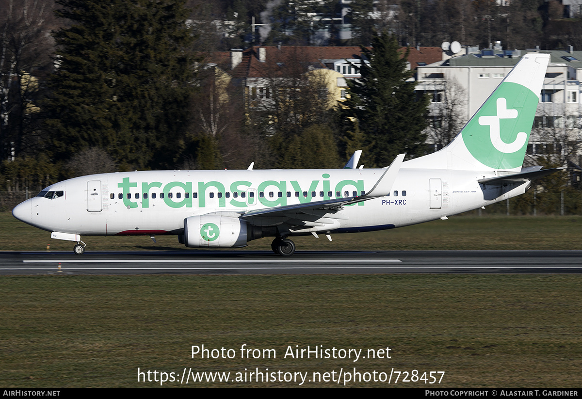 Aircraft Photo of PH-XRC | Boeing 737-7K2 | Transavia | AirHistory.net #728457