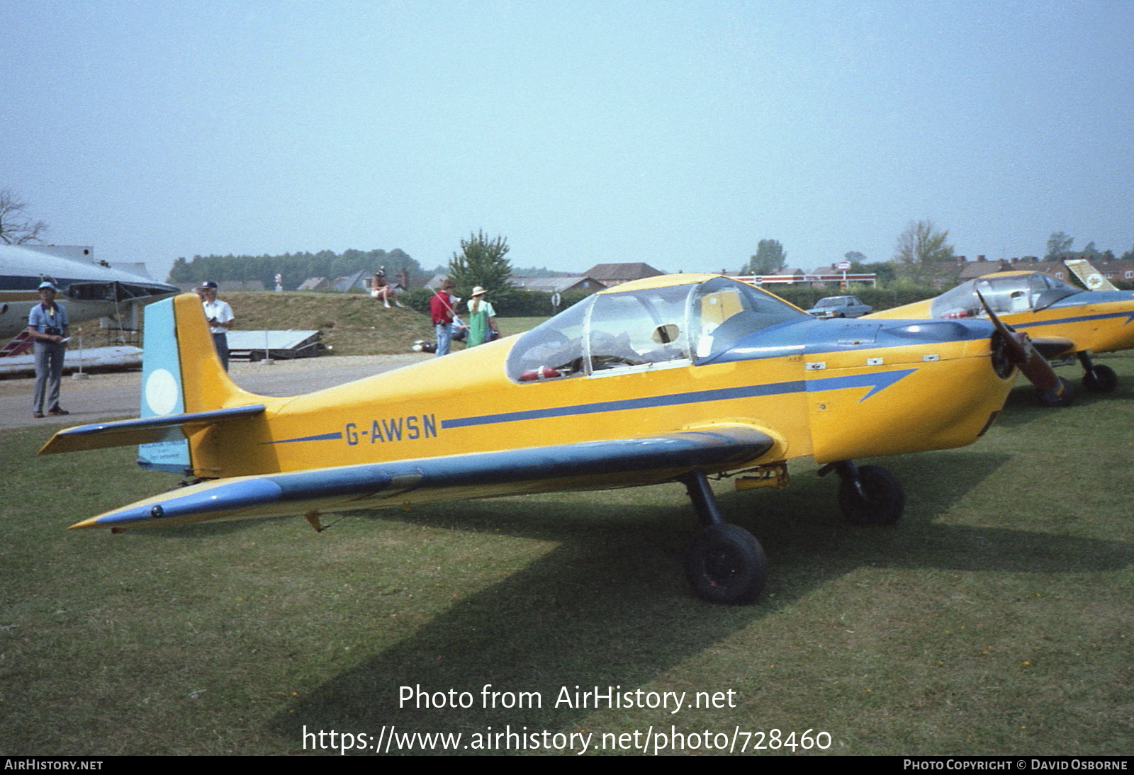 Aircraft Photo of G-AWSN | Druine D-62B Condor | AirHistory.net #728460