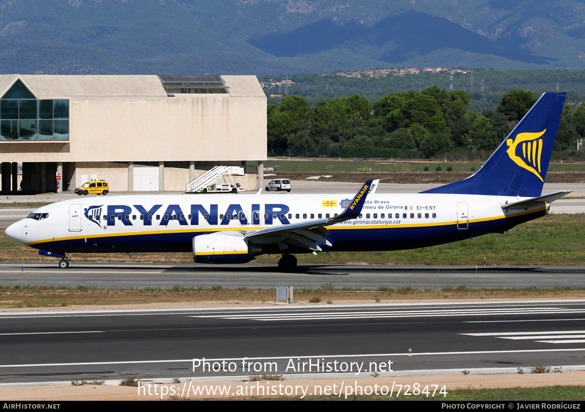 Aircraft Photo of EI-ENY | Boeing 737-8AS | Ryanair | AirHistory.net #728474