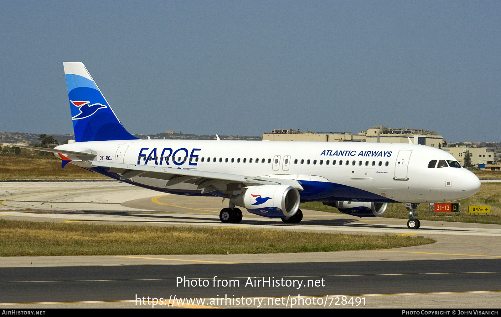 Aircraft Photo of OY-RCJ | Airbus A320-214 | Atlantic Airways | AirHistory.net #728491