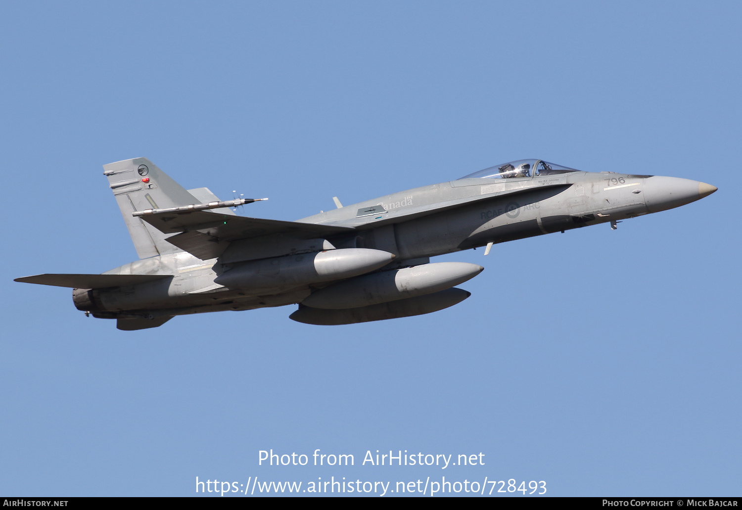 Aircraft Photo of 188796 | McDonnell Douglas CF-188 Hornet | Canada - Air Force | AirHistory.net #728493