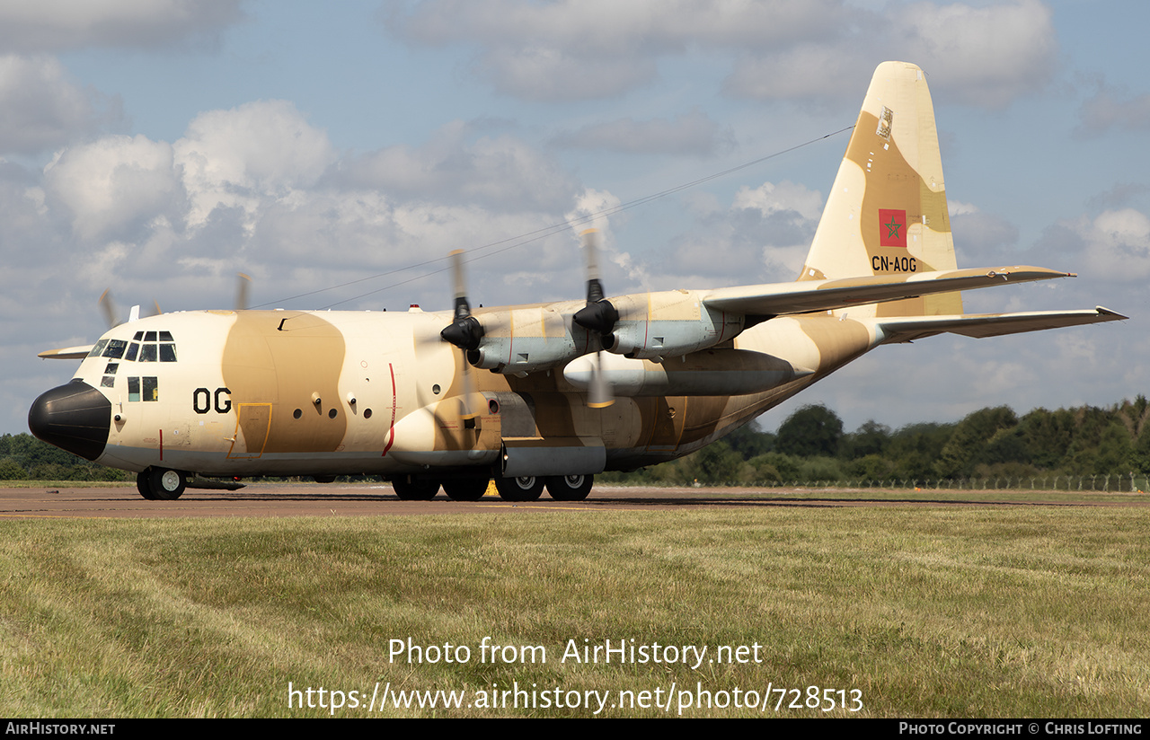 Aircraft Photo of CN-AOG | Lockheed C-130H Hercules | Morocco - Air Force | AirHistory.net #728513