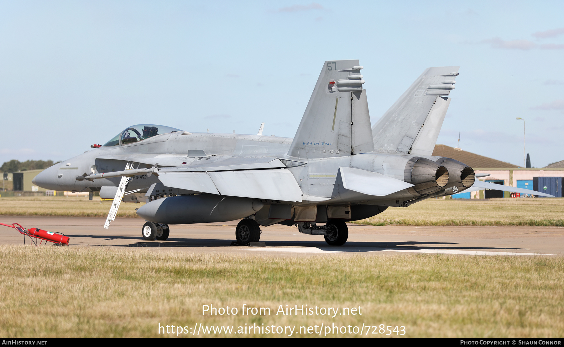 Aircraft Photo of HN-457 | McDonnell Douglas F/A-18C Hornet | Finland - Air Force | AirHistory.net #728543