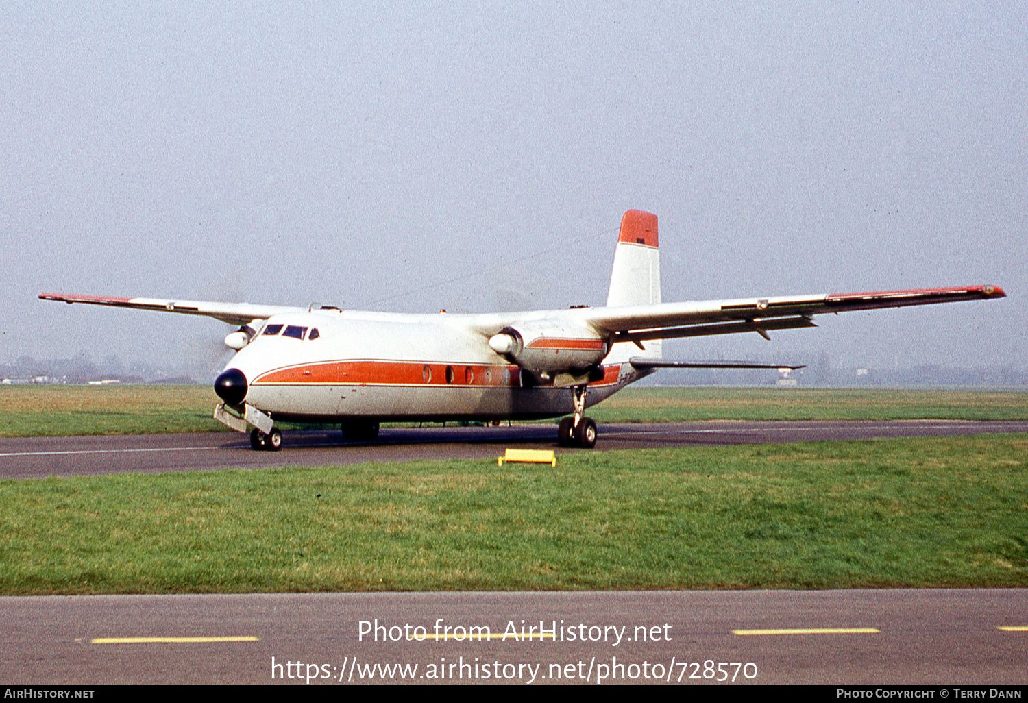 Aircraft Photo of G-BCWE | Handley Page HPR-7 Herald 206 | British Air Ferries - BAF | AirHistory.net #728570