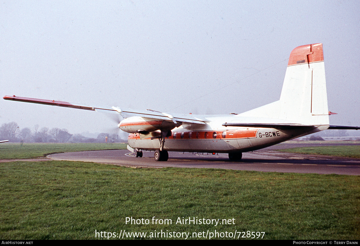 Aircraft Photo of G-BCWE | Handley Page HPR-7 Herald 206 | AirHistory.net #728597