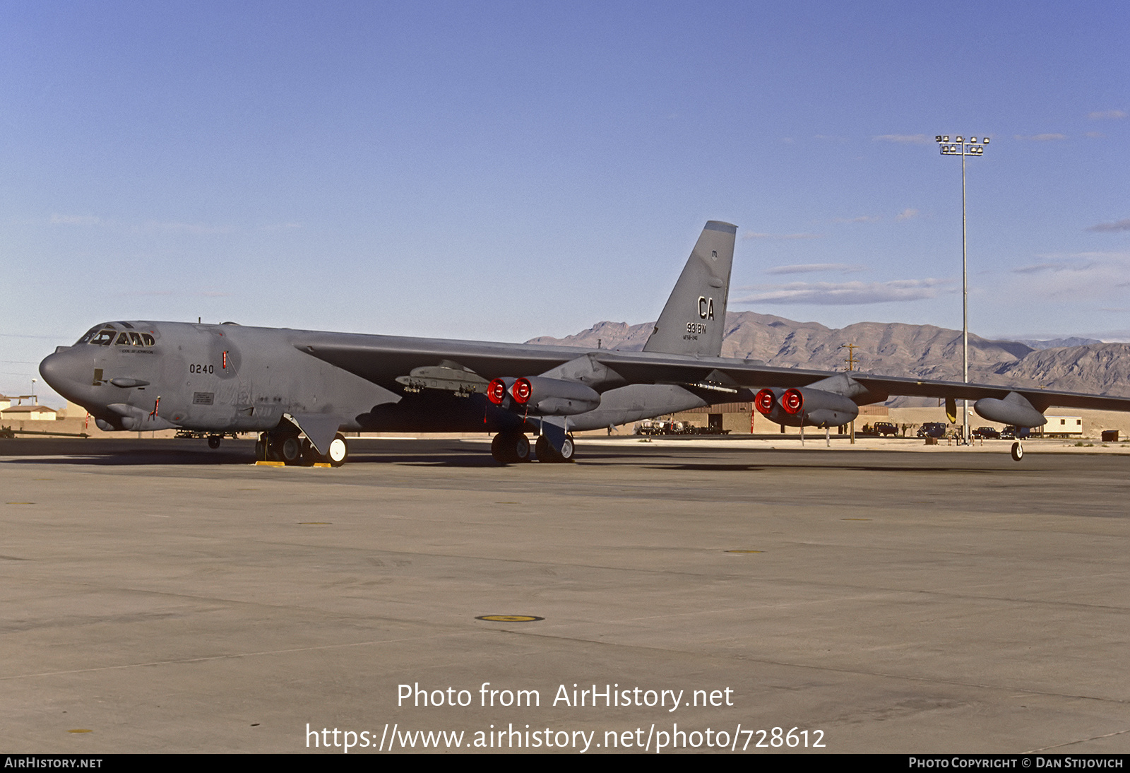 Aircraft Photo of 58-0240 / AF58-240 | Boeing B-52G Stratofortress | USA - Air Force | AirHistory.net #728612