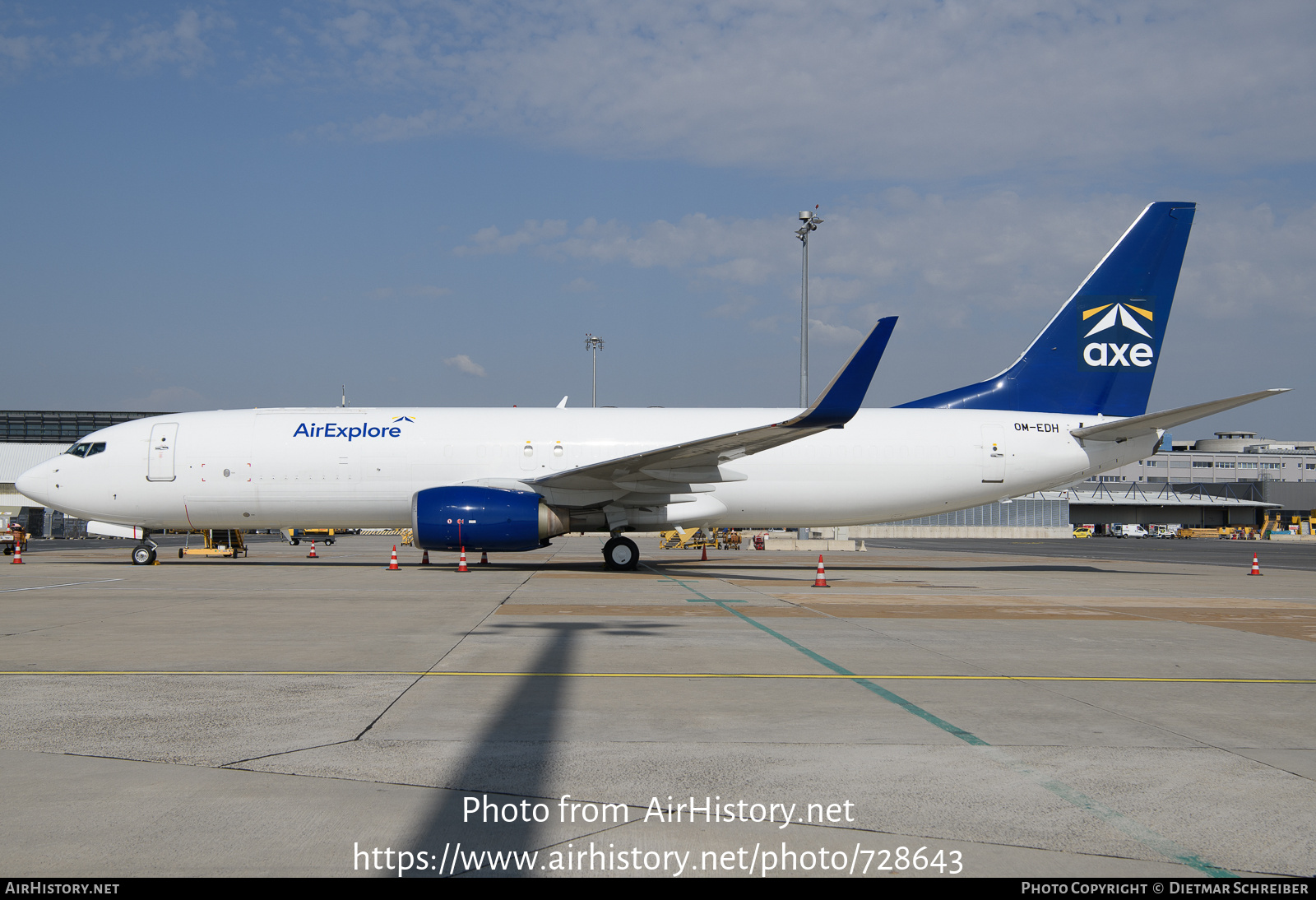 Aircraft Photo of OM-EDH | Boeing 737-883(SF) | AirExplore - Axe | AirHistory.net #728643