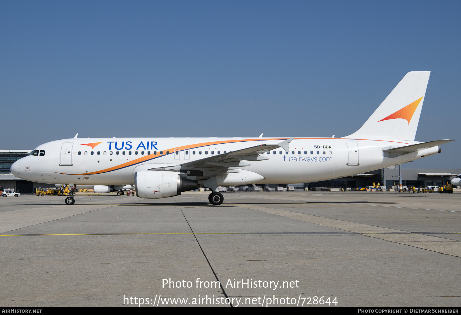 Aircraft Photo of 5B-DDN | Airbus A320-214 | Tus Airways | AirHistory.net #728644