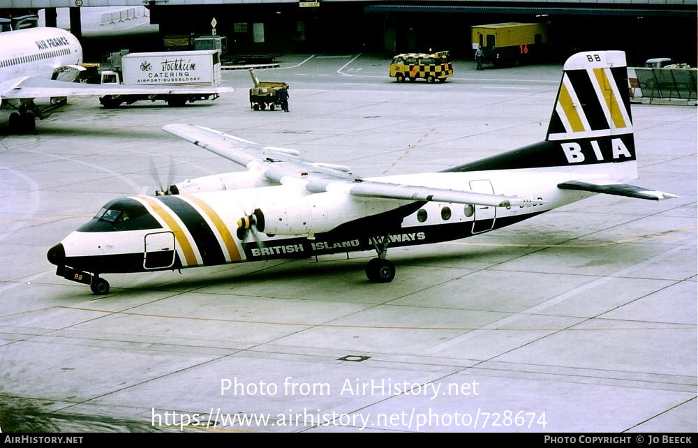 Aircraft Photo of G-BEBB | Handley Page HPR-7 Herald 214 | British Air Ferries - BAF | AirHistory.net #728674