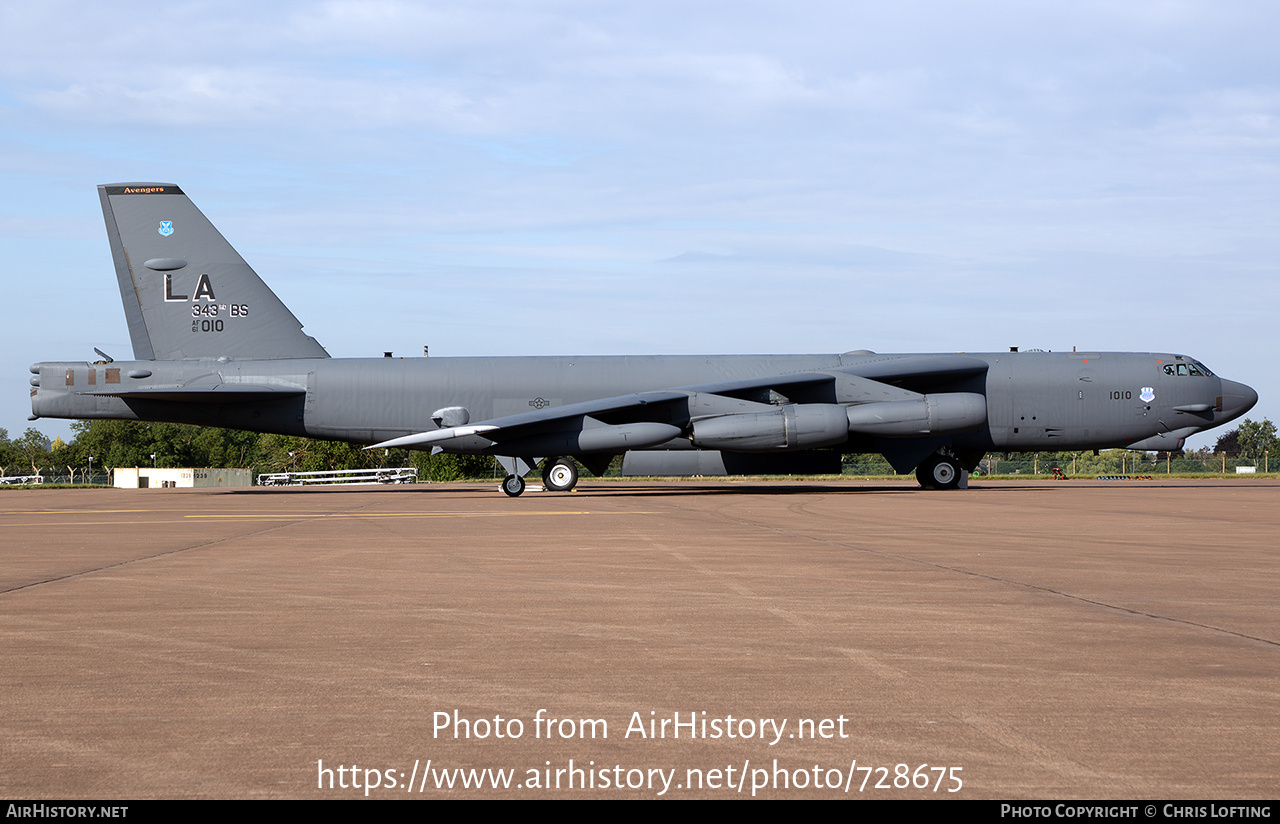 Aircraft Photo of 61-0010 | Boeing B-52H Stratofortress | USA - Air Force | AirHistory.net #728675