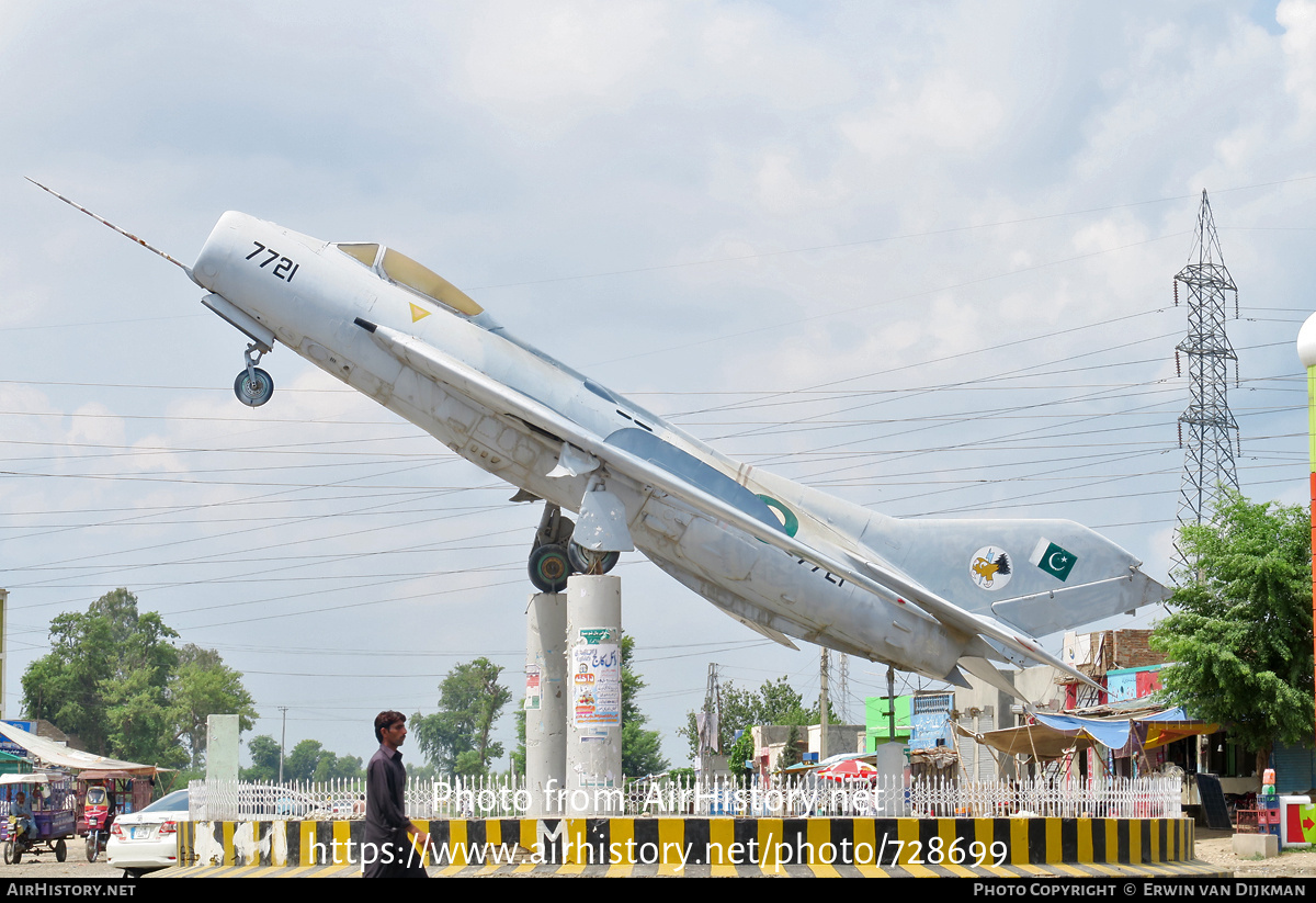 Aircraft Photo of 7721 | Shenyang F-6 | Pakistan - Air Force | AirHistory.net #728699