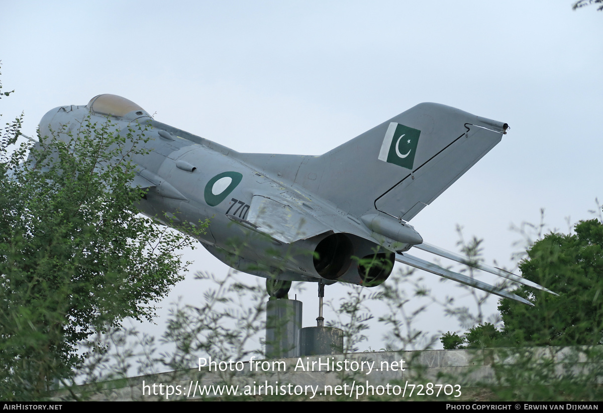 Aircraft Photo of 7707 | Shenyang F-6 | Pakistan - Air Force | AirHistory.net #728703