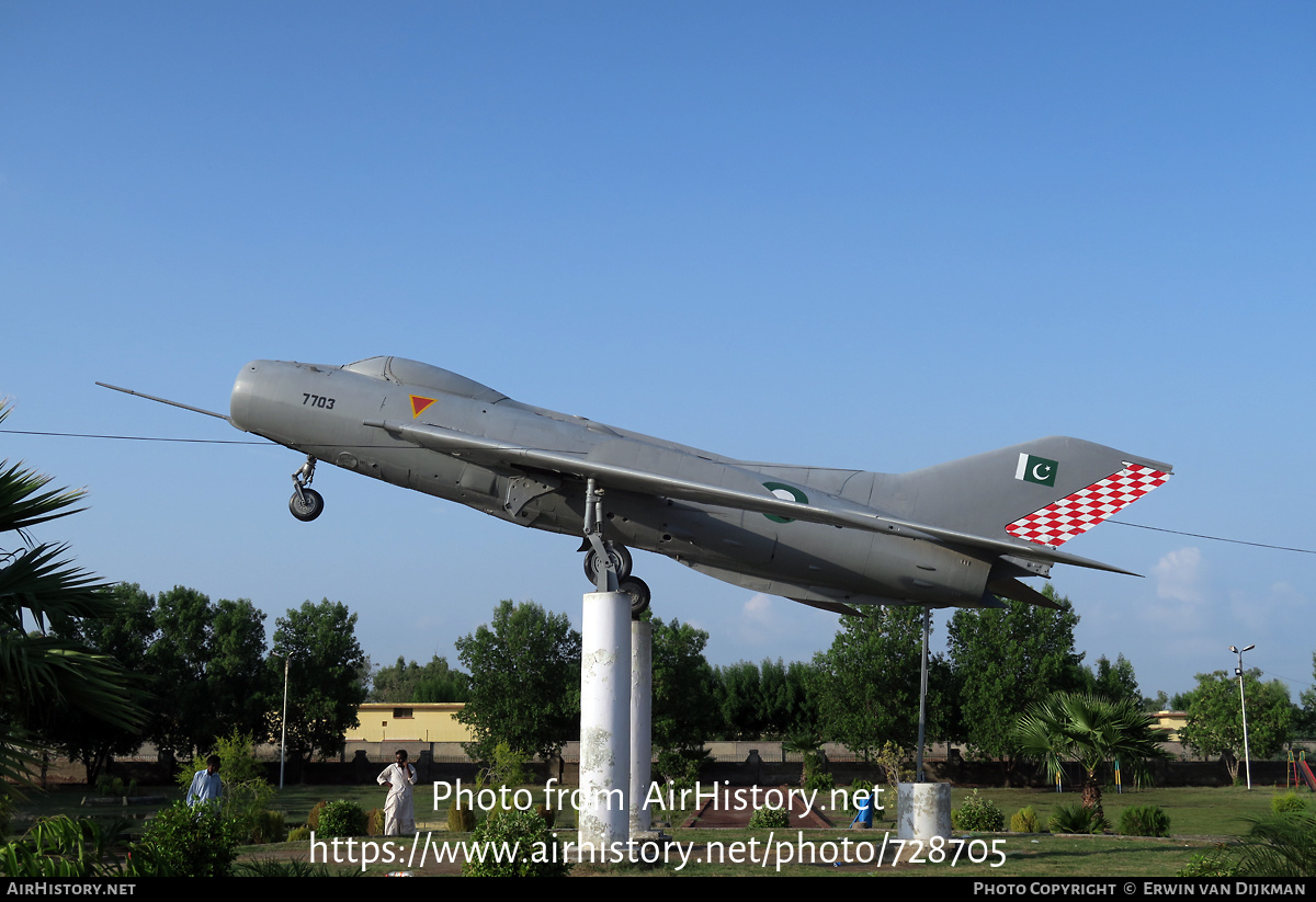 Aircraft Photo of 7703 | Shenyang F-6 | Pakistan - Air Force | AirHistory.net #728705