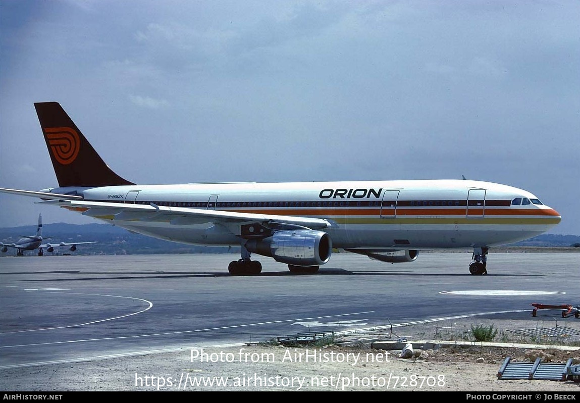 Aircraft Photo of G-BMZK | Airbus A300B4-203 | Orion Airways | AirHistory.net #728708