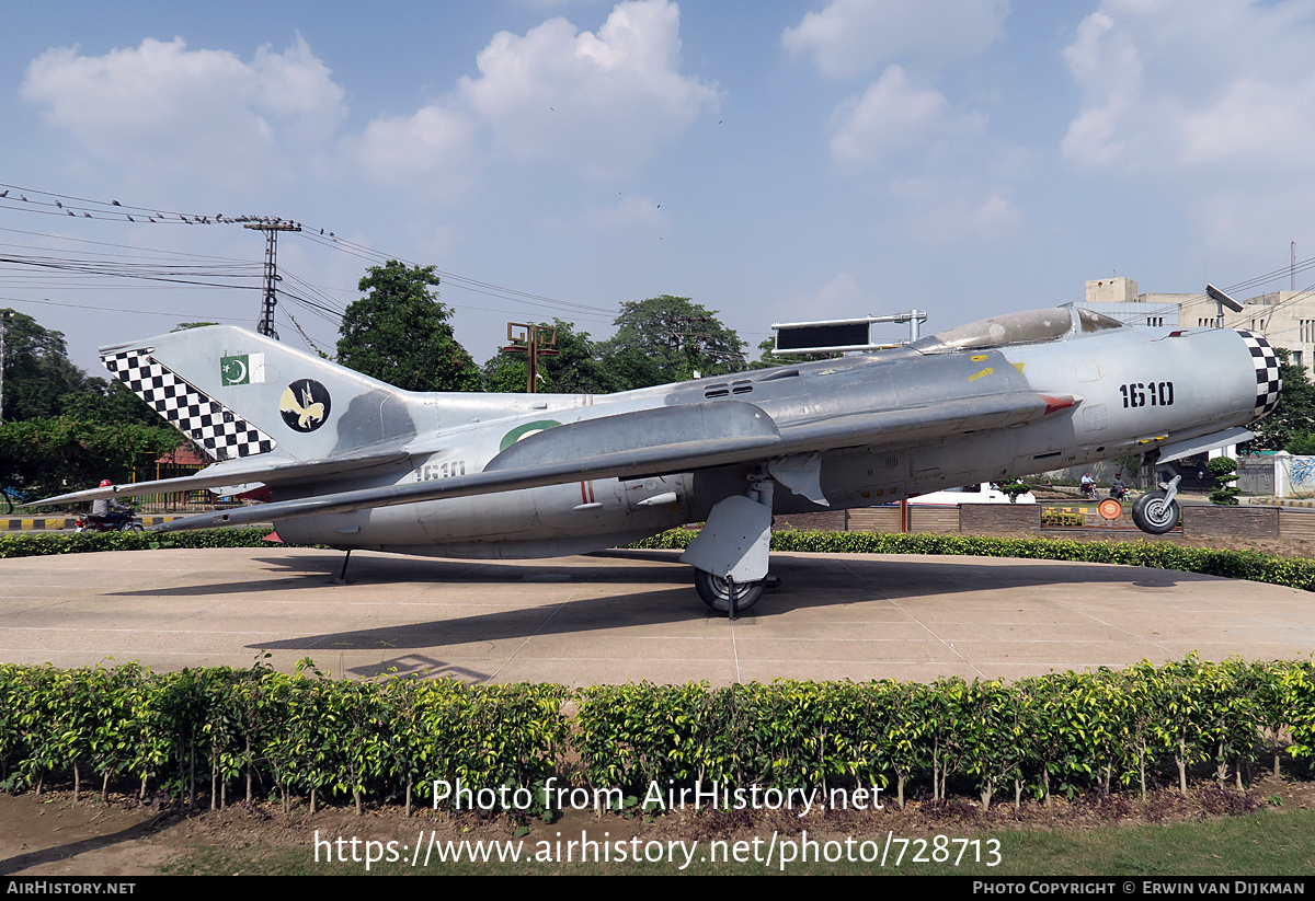 Aircraft Photo of 1610 | Shenyang F-6 | Pakistan - Air Force | AirHistory.net #728713