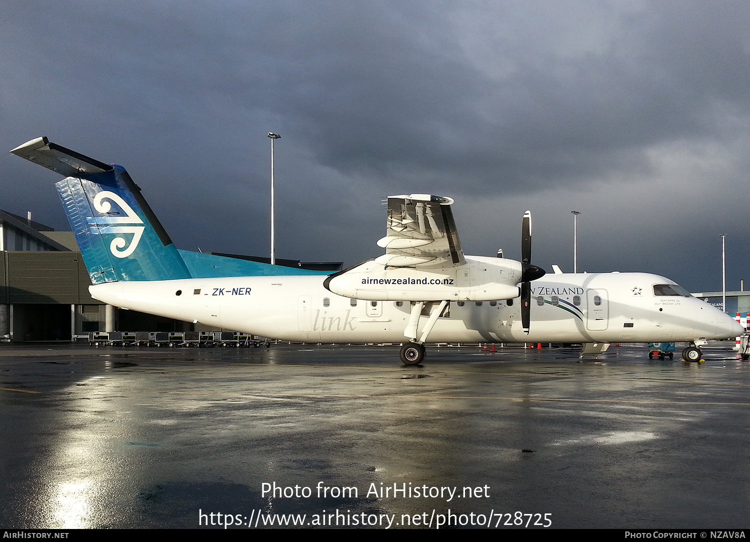 Aircraft Photo of ZK-NER | Bombardier DHC-8-311Q Dash 8 | Air New Zealand Link | AirHistory.net #728725