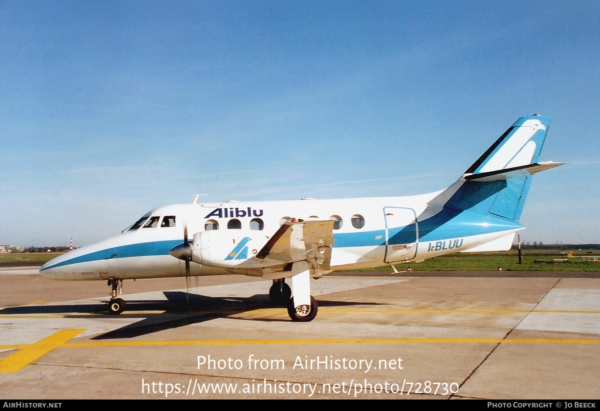 Aircraft Photo of I-BLUU | British Aerospace BAe-3100 Jetstream 31 | Aliblu Airways | AirHistory.net #728730