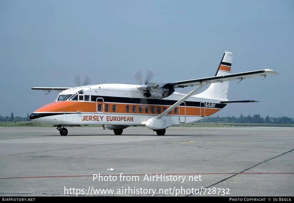 Aircraft Photo of G-OJSY | Short 360-100 | Jersey European Airways | AirHistory.net #728732