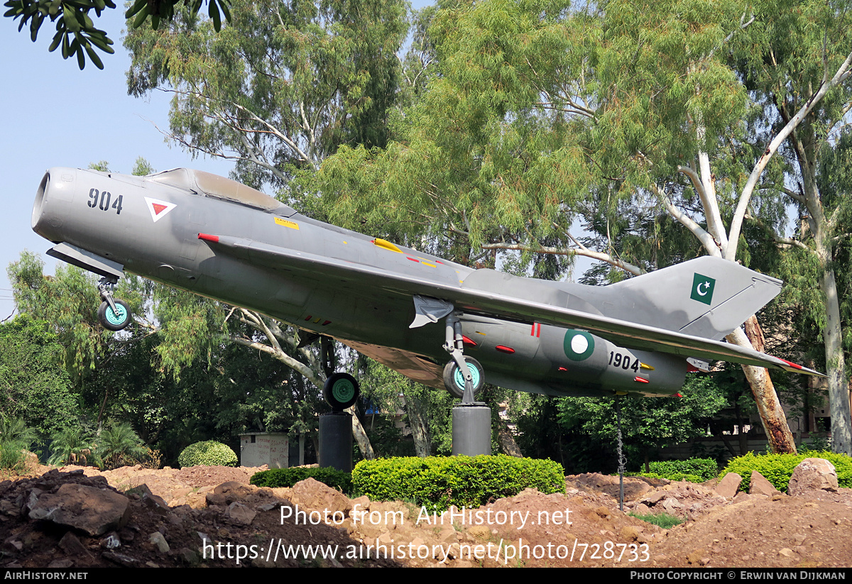 Aircraft Photo of 1904 | Shenyang F-6 | Pakistan - Air Force | AirHistory.net #728733