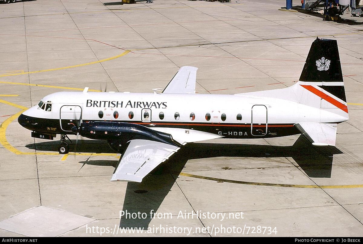 Aircraft Photo of G-HDBA | British Aerospace BAe-748 Srs2B/426 | British Airways | AirHistory.net #728734