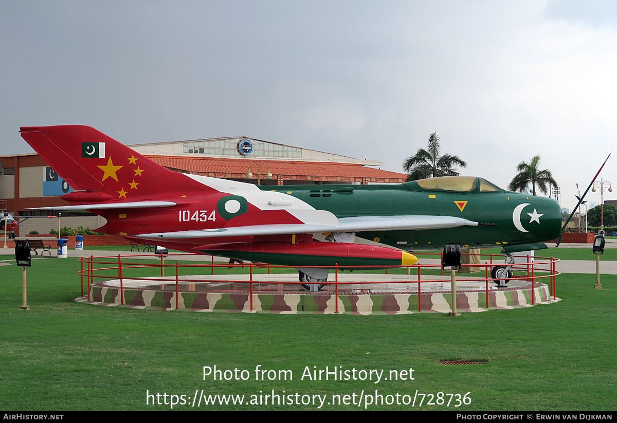 Aircraft Photo of 10434 | Shenyang F-6 | Pakistan - Air Force | AirHistory.net #728736