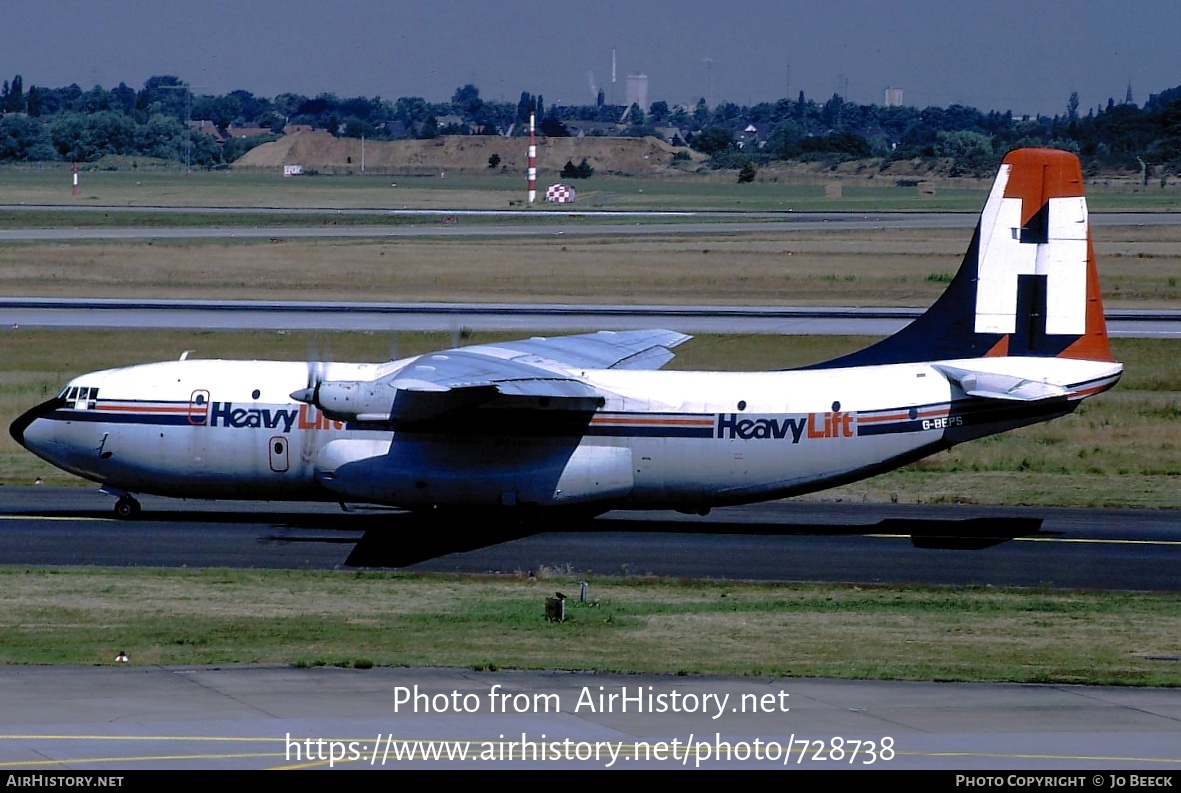 Aircraft Photo of G-BEPS | Short SC.5 Belfast C1 | HeavyLift Cargo Airlines | AirHistory.net #728738