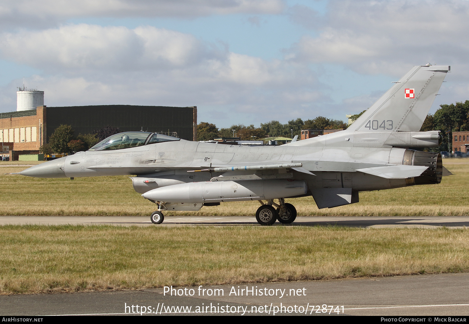 Aircraft Photo of 4043 | Lockheed Martin F-16C Fighting Falcon | Poland - Air Force | AirHistory.net #728741