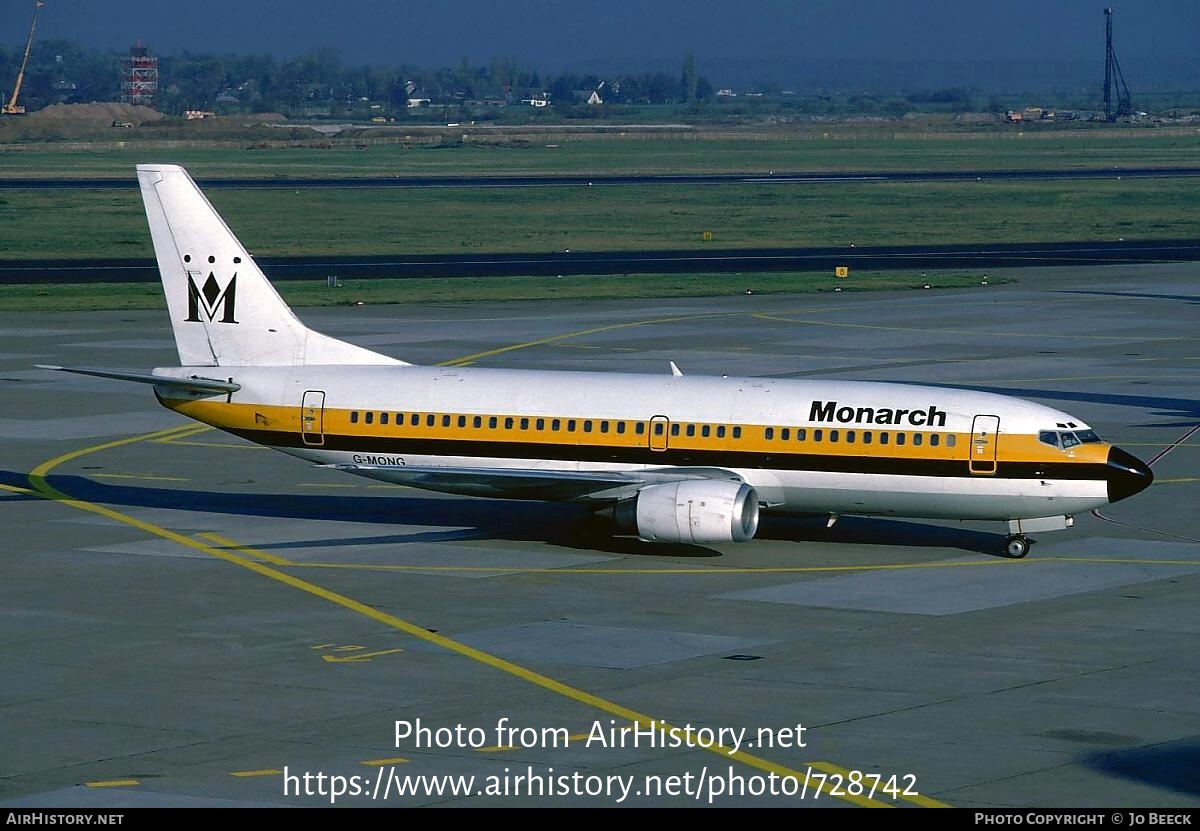 Aircraft Photo of G-MONG | Boeing 737-3Y0 | Monarch Airlines | AirHistory.net #728742