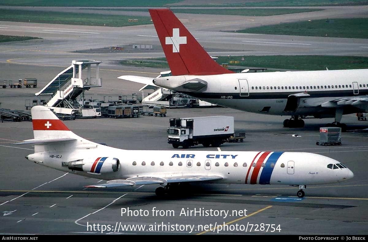 Aircraft Photo of HB-ICJ | Sud SE-210 Caravelle 10B3 Super B | Air City | AirHistory.net #728754