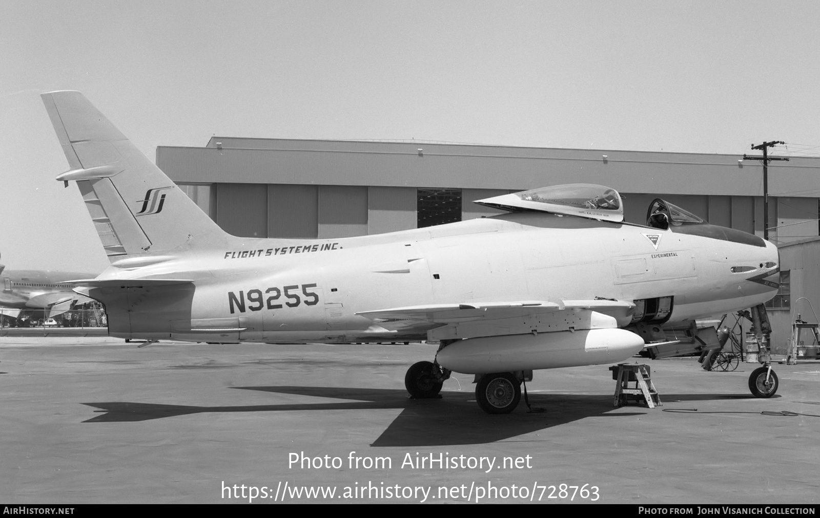 Aircraft Photo of N9255 | North American AF-1E Fury | Flight Systems Inc. | AirHistory.net #728763