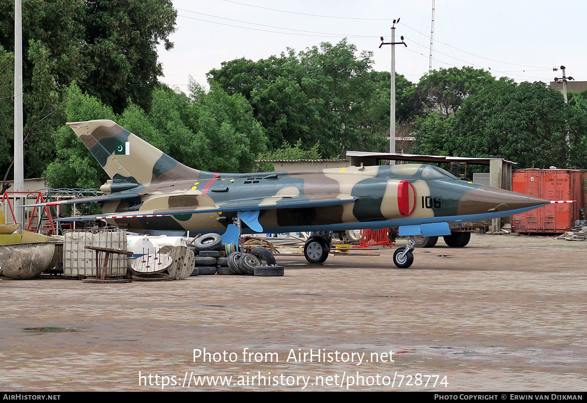 Aircraft Photo of 3W-106 | Nanchang A-5 III | Pakistan - Air Force | AirHistory.net #728774