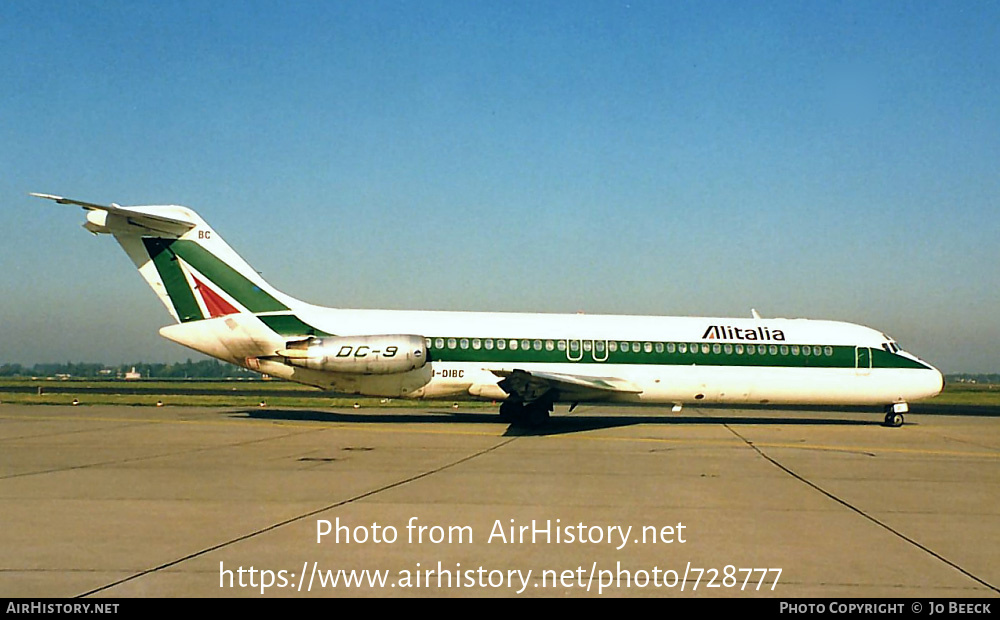 Aircraft Photo of I-DIBC | McDonnell Douglas DC-9-32 | Alitalia | AirHistory.net #728777