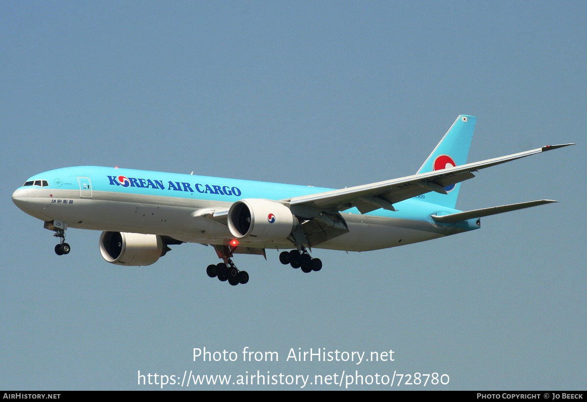 Aircraft Photo of HL8251 | Boeing 777-FB5 | Korean Air Cargo | AirHistory.net #728780