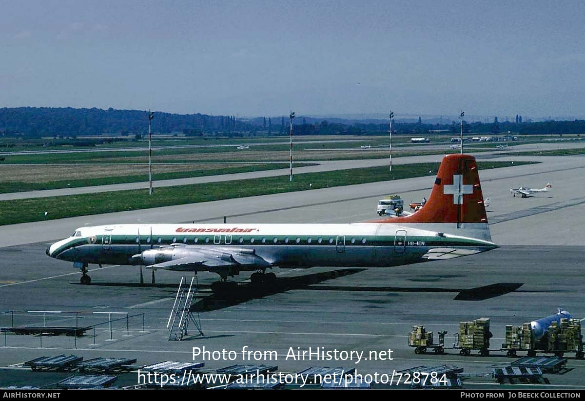 Aircraft Photo of HB-IEN | Canadair CL-44D4-2 | Transvalair | AirHistory.net #728784